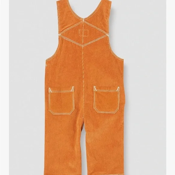Hatley Orange Kids Overalls - Picture 6 of 9